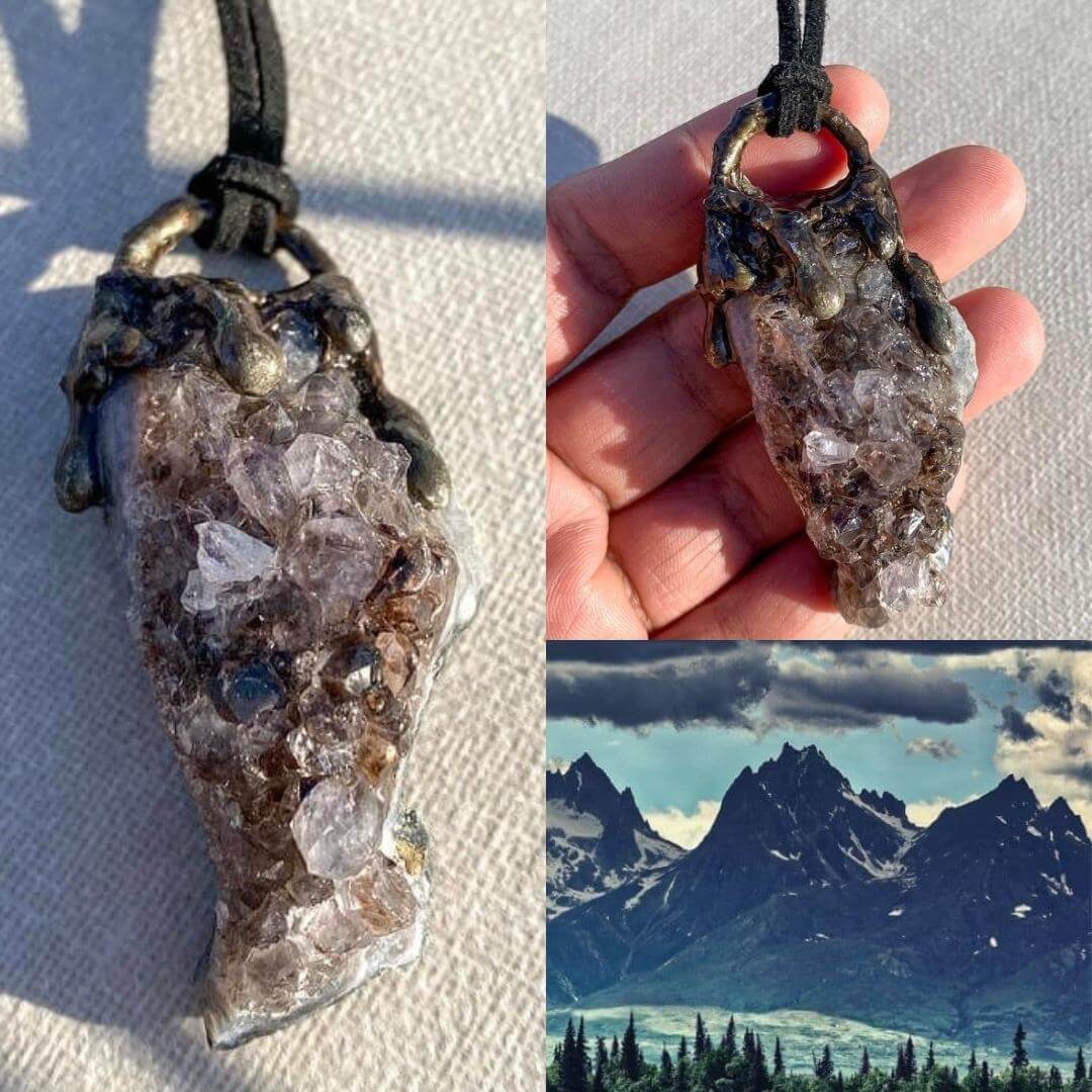 BLACK AMETHYST Cleansing, Protection, Grounding