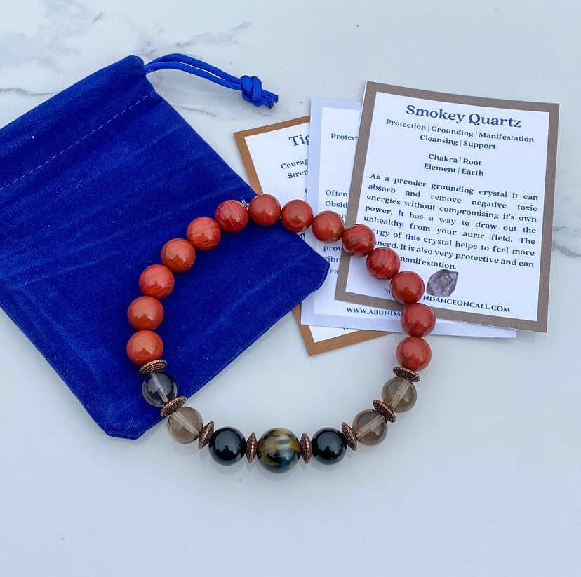 Sensuality & Introspection | SMOKEY QUARTZ, JASPER, OBSIDIAN, BLUE TIGER'S EYE