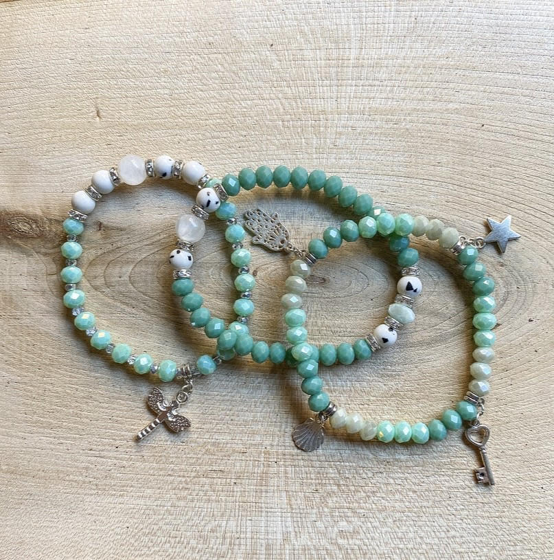Opportunities & Possibilities (Stack of 3)| AVENTURINE, SELENITE, DALMATIAN JASPER