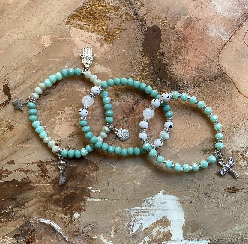 Opportunities & Possibilities (Stack of 3)| AVENTURINE, SELENITE, DALMATIAN JASPER