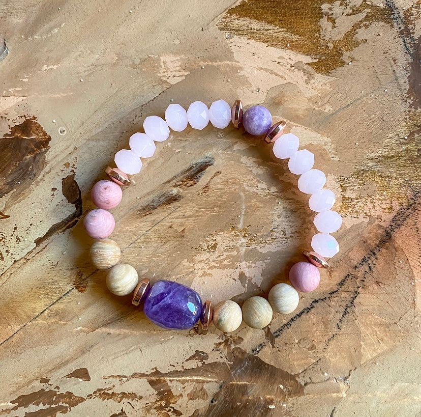 Worthiness & Self Esteem | RHODOCHROSITE, AMETHYST