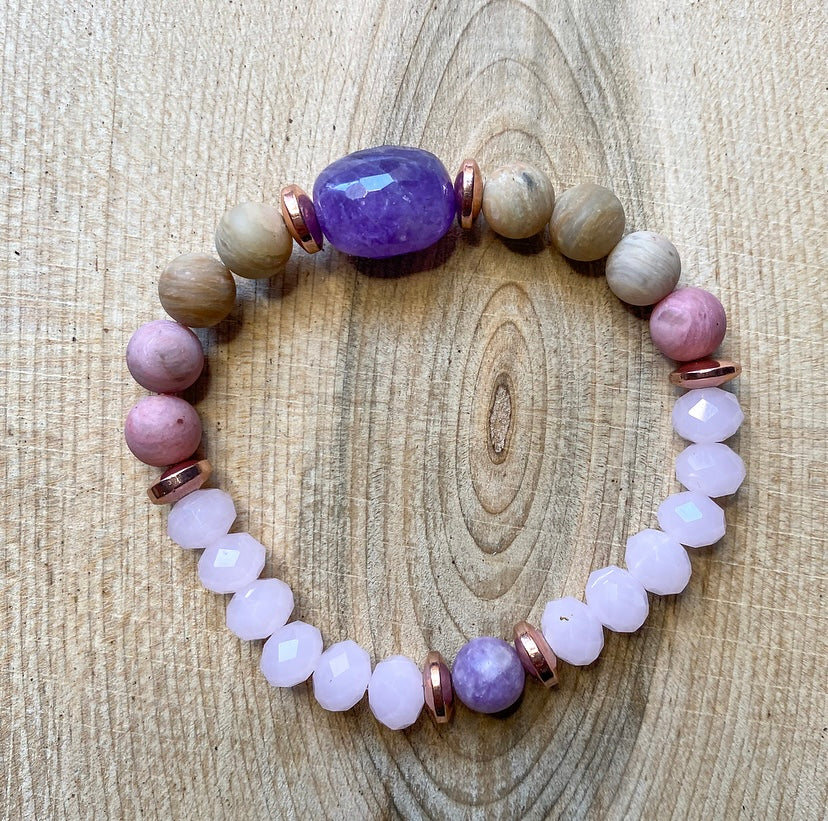 Worthiness & Self Esteem | RHODOCHROSITE, AMETHYST