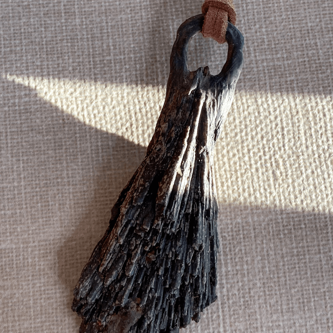 BLACK KYANITE | Protection, Strength, Immovable