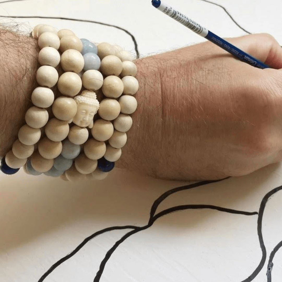 Tranquility - Meditation Mala, Bracelet