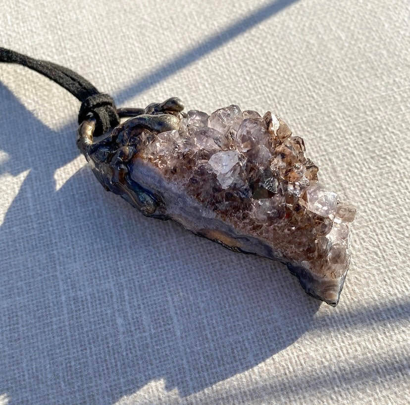 BLACK AMETHYST Cleansing, Protection, Grounding