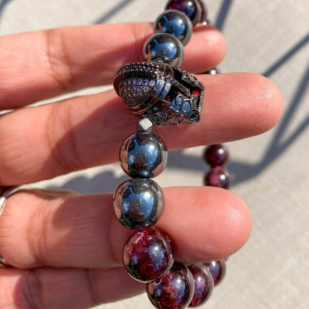 Warrior Archetype. Garnet and Hematite