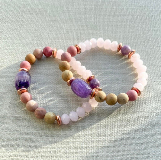 Worthiness & Self Esteem | RHODOCHROSITE, AMETHYST