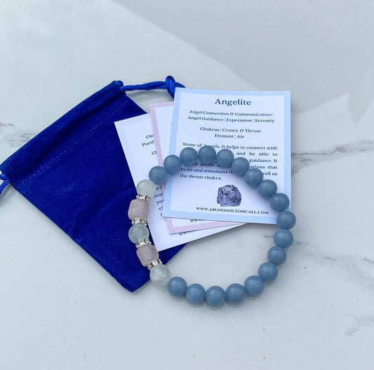 Comfort & Support | ANGELITE, ROSE QUARTZ, SELENITE