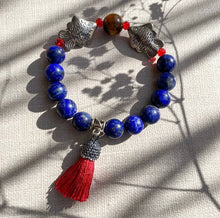 Load image into Gallery viewer, Good Fortune &amp; Protection | LAPIS LAZULI &amp; TIGER&#39;S EYE
