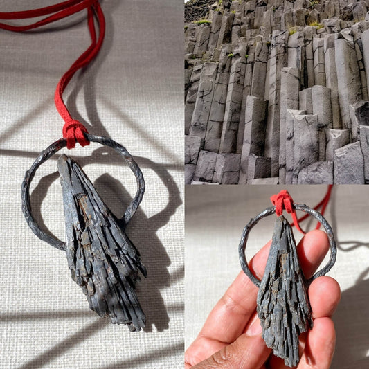 BLACK KYANITE | Protection, Strength, Immovable