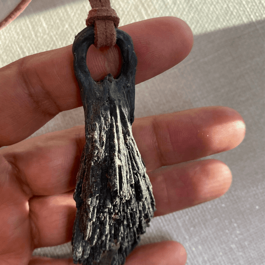 BLACK KYANITE | Protection, Strength, Immovable